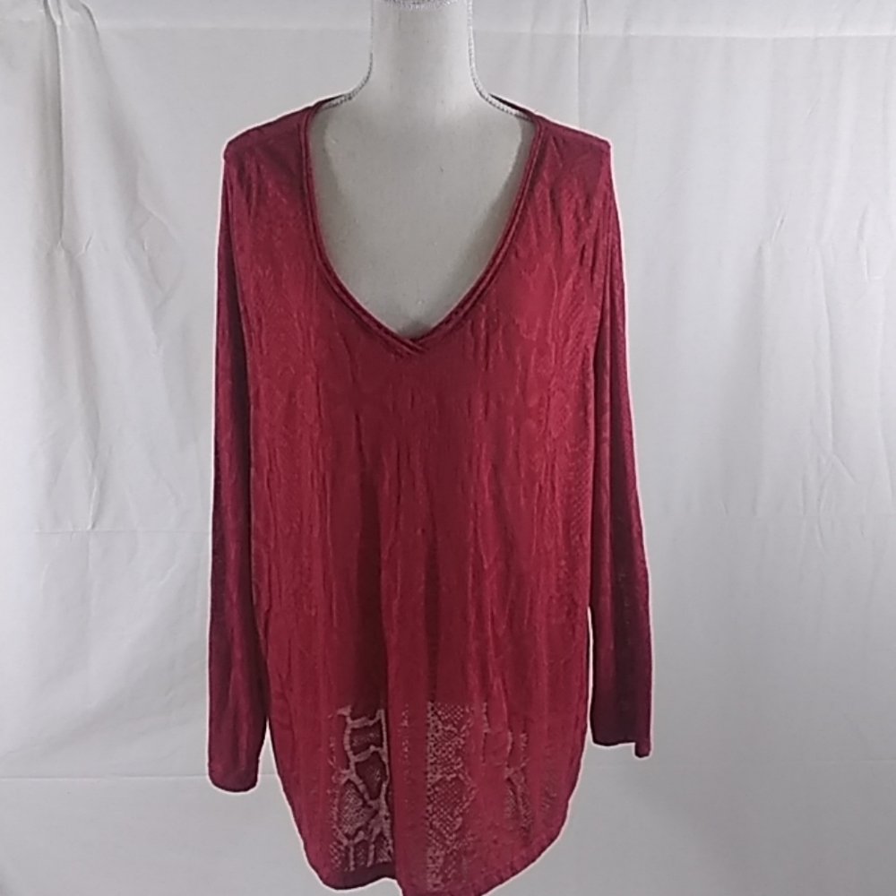 Red Plus Size Top 22/24W